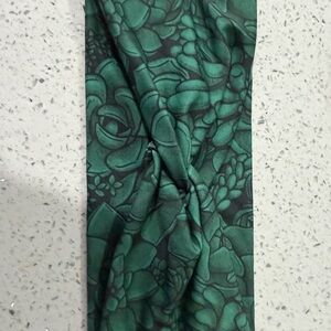Green succulent headband